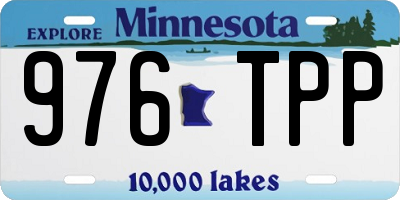 MN license plate 976TPP