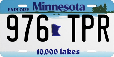 MN license plate 976TPR