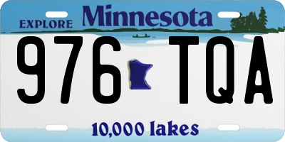 MN license plate 976TQA
