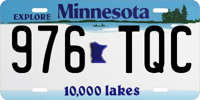 MN license plate 976TQC