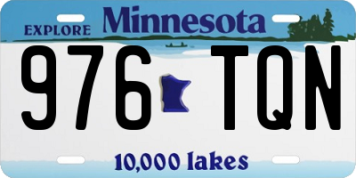 MN license plate 976TQN
