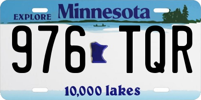 MN license plate 976TQR