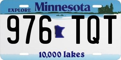 MN license plate 976TQT