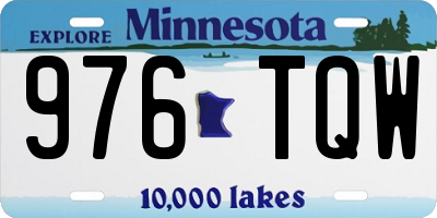 MN license plate 976TQW