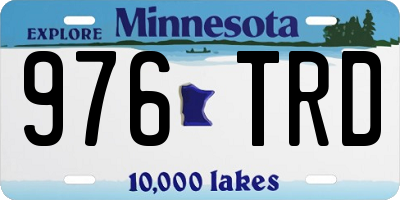 MN license plate 976TRD