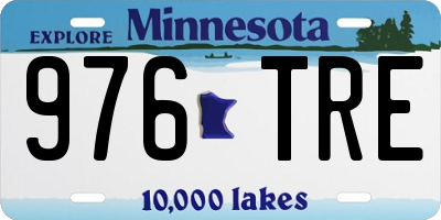 MN license plate 976TRE