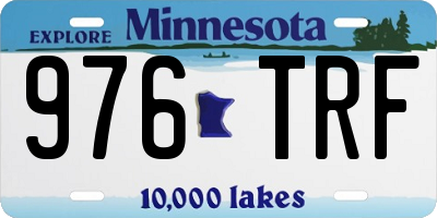 MN license plate 976TRF
