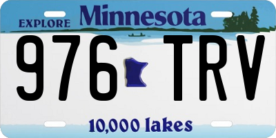 MN license plate 976TRV