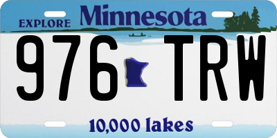 MN license plate 976TRW