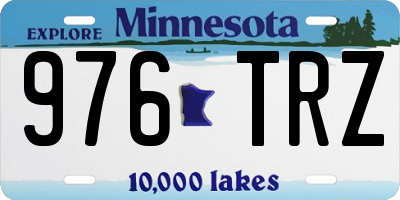 MN license plate 976TRZ