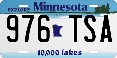 MN license plate 976TSA