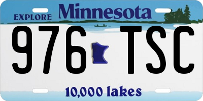 MN license plate 976TSC