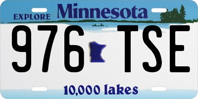 MN license plate 976TSE