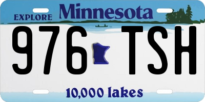 MN license plate 976TSH
