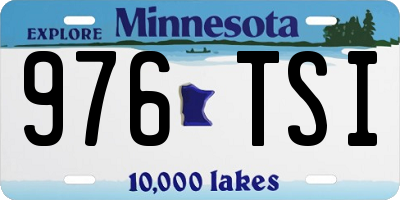 MN license plate 976TSI