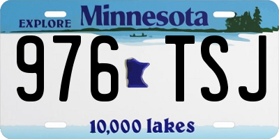 MN license plate 976TSJ