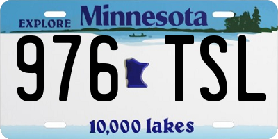 MN license plate 976TSL
