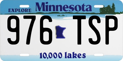MN license plate 976TSP
