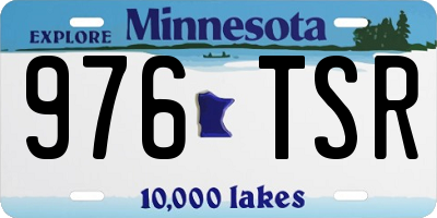 MN license plate 976TSR