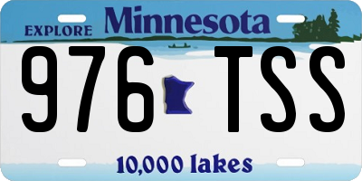 MN license plate 976TSS