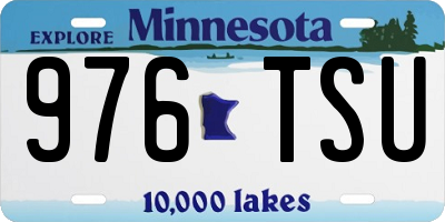 MN license plate 976TSU