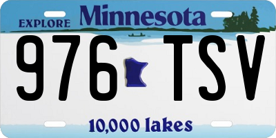 MN license plate 976TSV