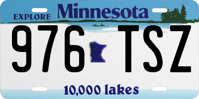 MN license plate 976TSZ