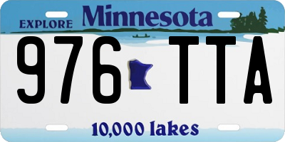 MN license plate 976TTA