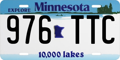 MN license plate 976TTC