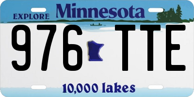 MN license plate 976TTE
