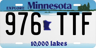 MN license plate 976TTF
