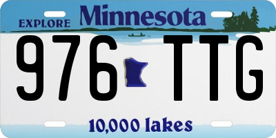 MN license plate 976TTG