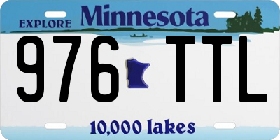 MN license plate 976TTL