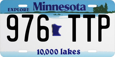 MN license plate 976TTP
