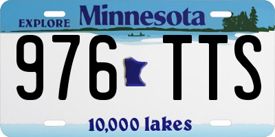 MN license plate 976TTS