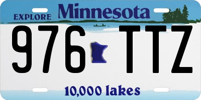 MN license plate 976TTZ