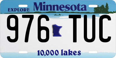 MN license plate 976TUC