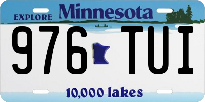 MN license plate 976TUI