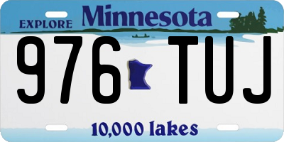 MN license plate 976TUJ