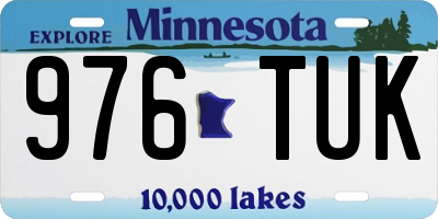 MN license plate 976TUK