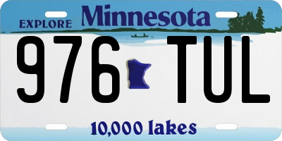 MN license plate 976TUL
