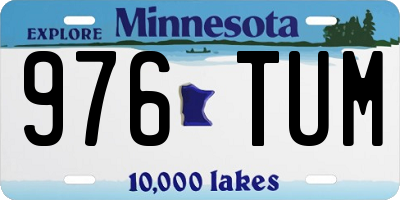 MN license plate 976TUM