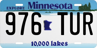 MN license plate 976TUR