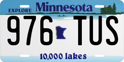 MN license plate 976TUS