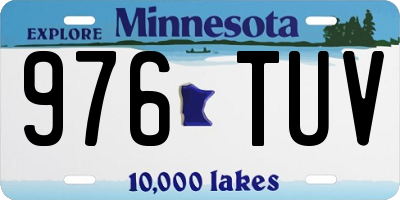 MN license plate 976TUV