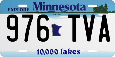 MN license plate 976TVA