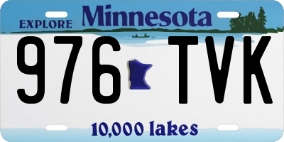 MN license plate 976TVK