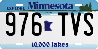 MN license plate 976TVS