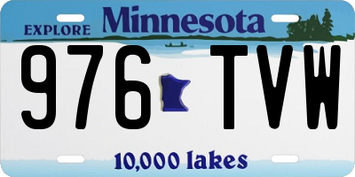 MN license plate 976TVW