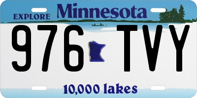 MN license plate 976TVY